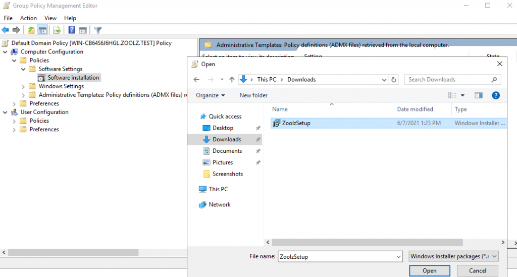 Deploying Zoolz to Domain Users via Active Directory: A Step-by-Step ...