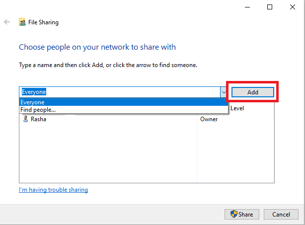 Create a Shared Folder on a Windows Machine - BigMIND Wiki